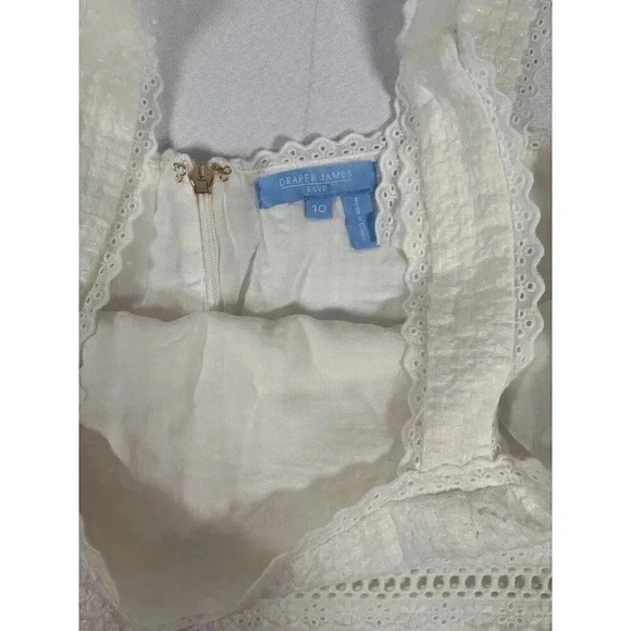 Draper James RSVP Lace Tiered Dress Size 10 - Picture 6 of 11